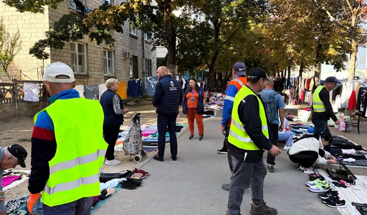Chisinau Station Area Sidewalks Cleared of Unauthorized Street Trade