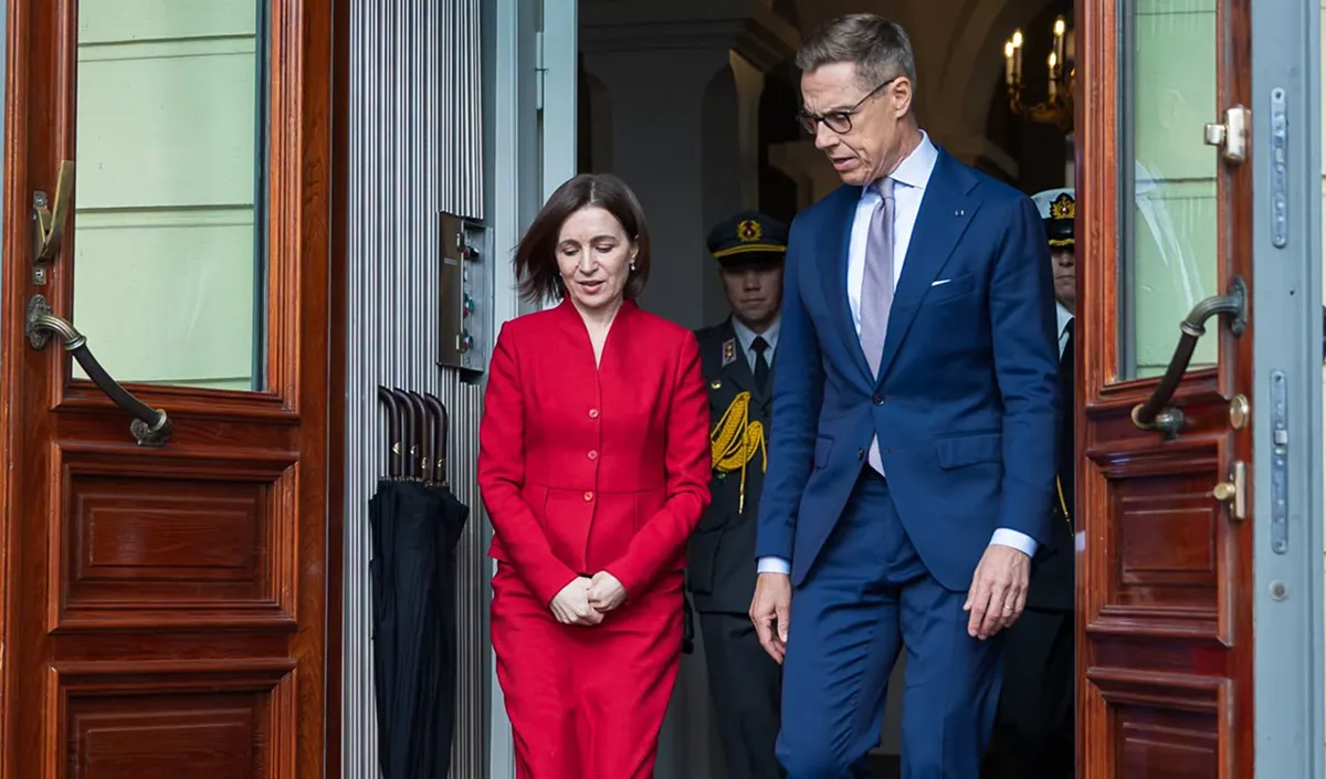 Maia Sandu and Alexander Stubb