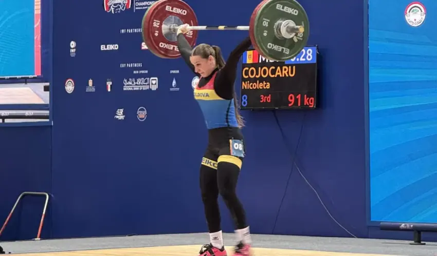 Nicoleta Cojocaru a câștigat medalia de argint la Campionatul European de haltere U20 Nicoleta Cojocaru