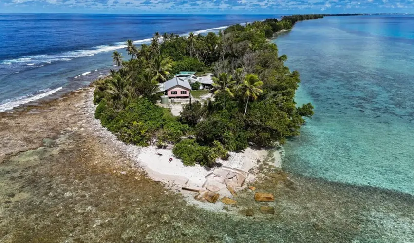 Rising sea levels could lead to the displacement of 1.2 billion people by 2050 island
