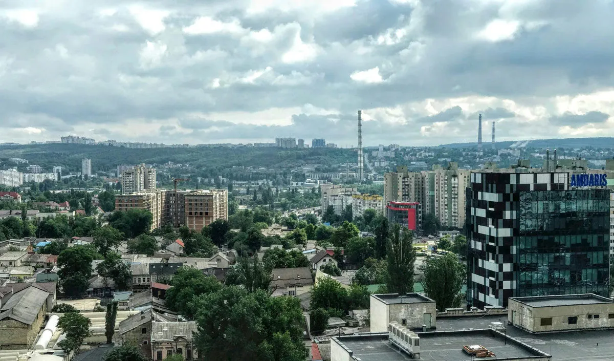 panorama orașului Chișinău