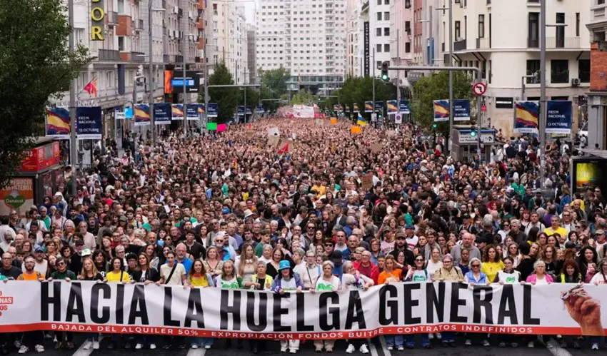 Early elections have been called in Spain due to the housing protests protests in Spain