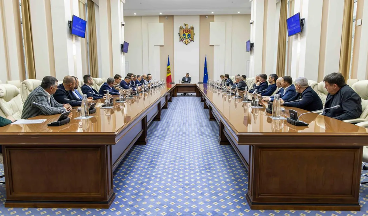 ședința guvernului Moldovei