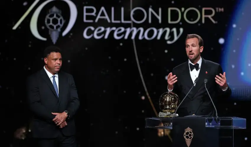 The Ballon d’Or was awarded to England’s Harry Kane Golden Ball